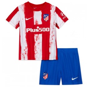 Camisolas de futebol Atlético Madrid Criança Equipamento Principal 2021/22 Manga Curta